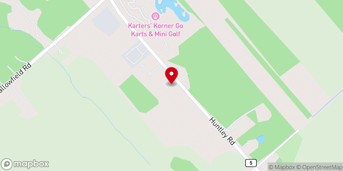 Map showing location of Grace Baptist Church