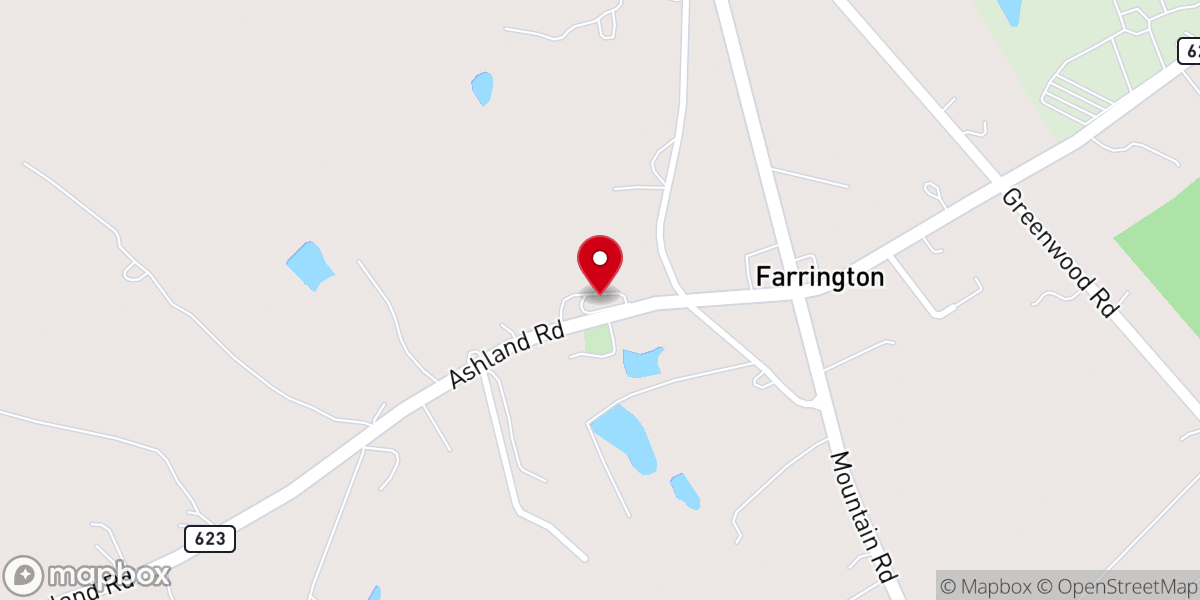Map showing location of Calvary Christian Church