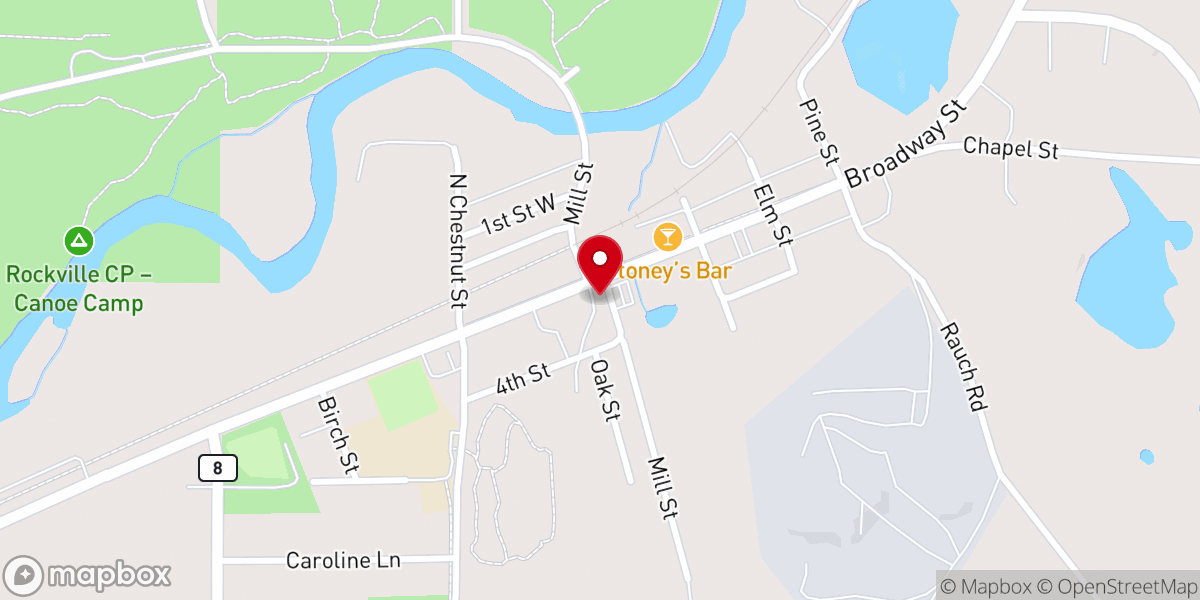 Map showing location of Mary of the Immaculate Conception