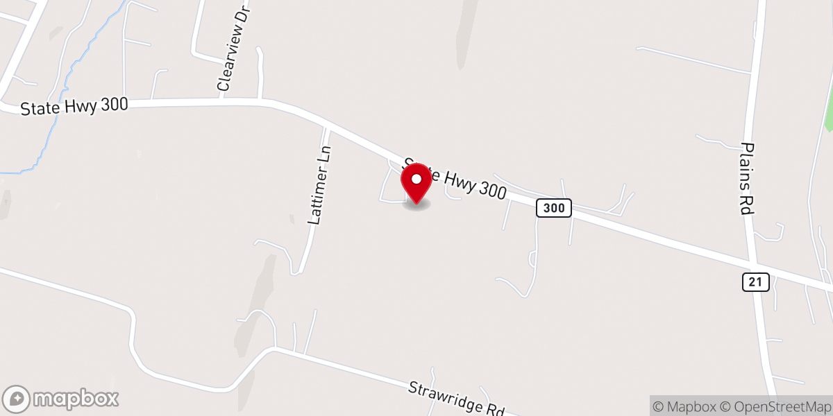 Map showing location of Mid Hudson Christian Church