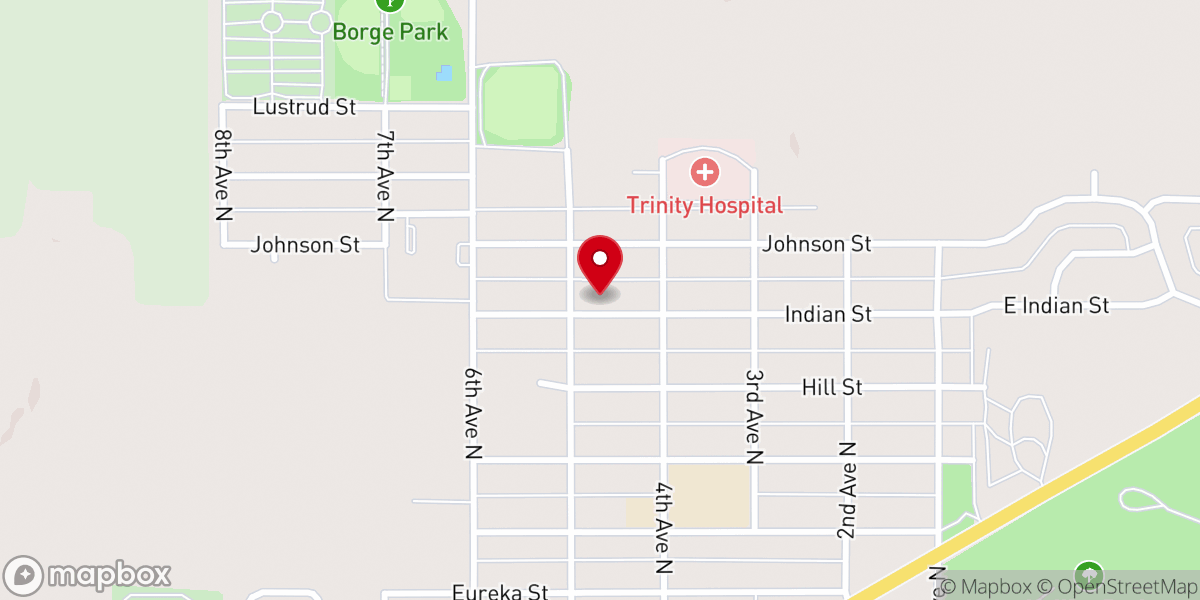 Map showing location of Westwood Cole