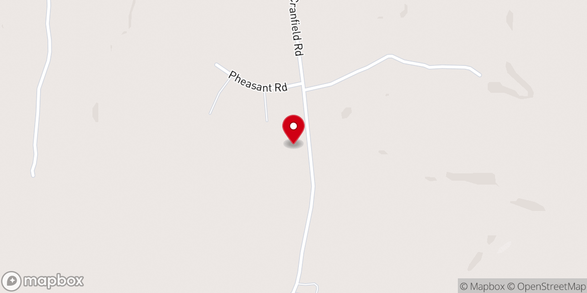 Map showing location of Windy Hill Number 2 Church