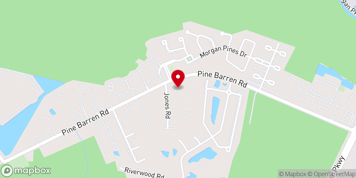 Map showing location of Pooler Catholic Community