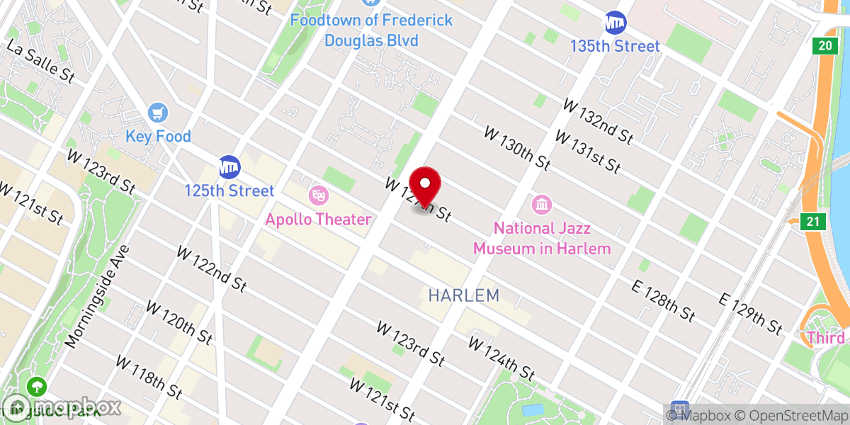 Map showing location of White Rock Baptist Church