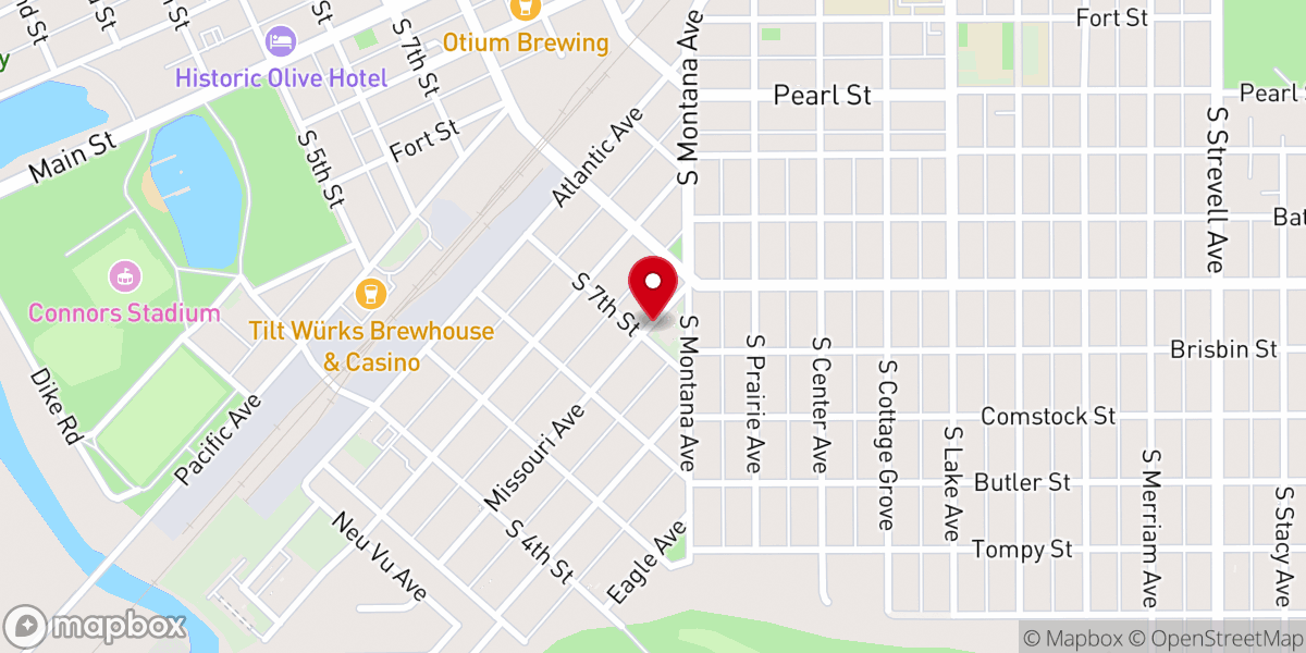 Map showing location of Living Way Fellowship