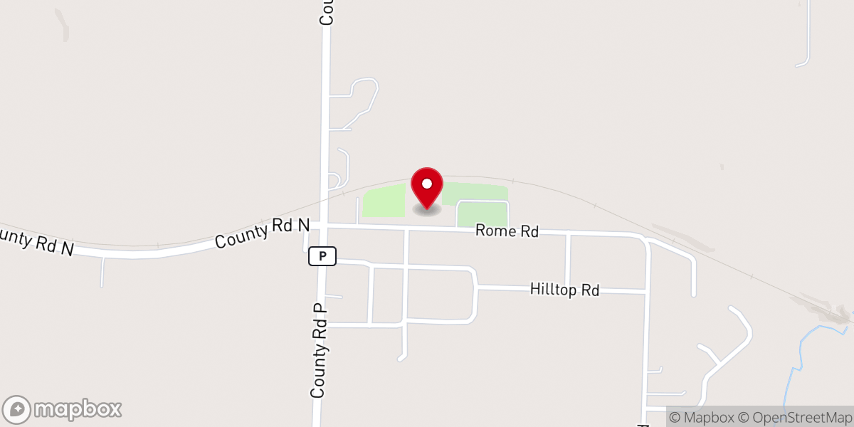 Map showing location of St John's Weis Hall