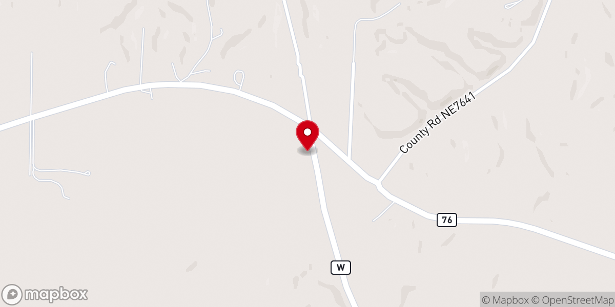 Map showing location of God's Glory Tabernacle International