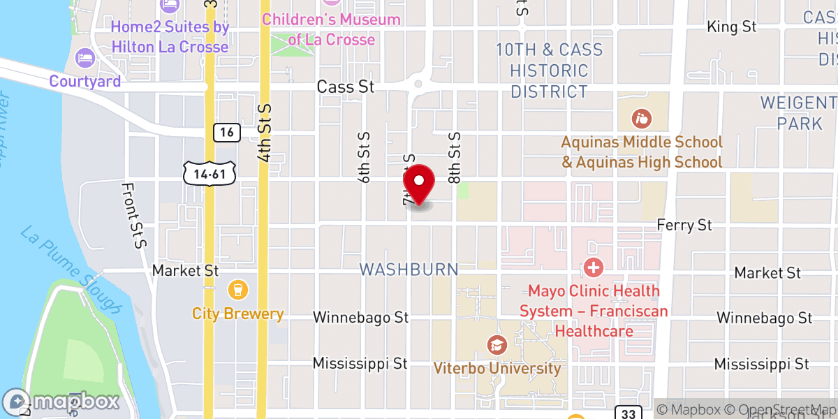 Map showing location of Neighborhood City Church