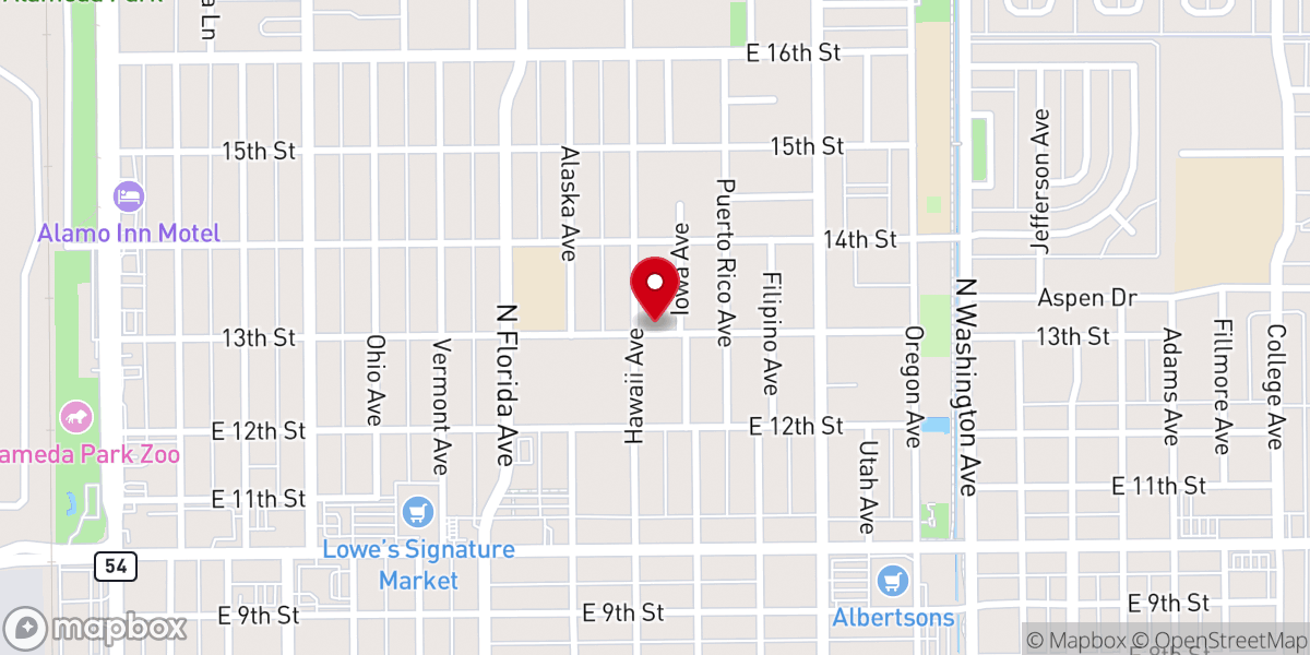 Map showing location of Christian Church