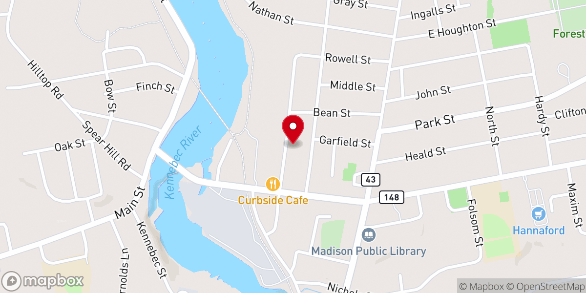 Map showing location of Christ Community Fellowship
