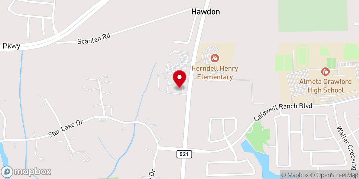 Map showing location of Restoration City Life Center