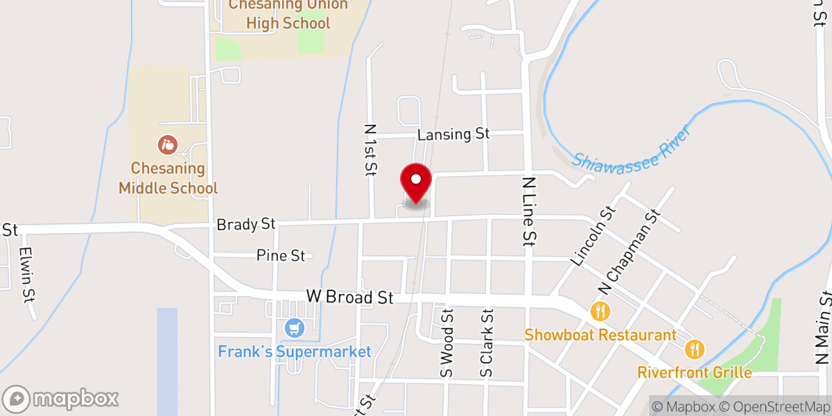 Map showing location of New Wine Full Gospel Church