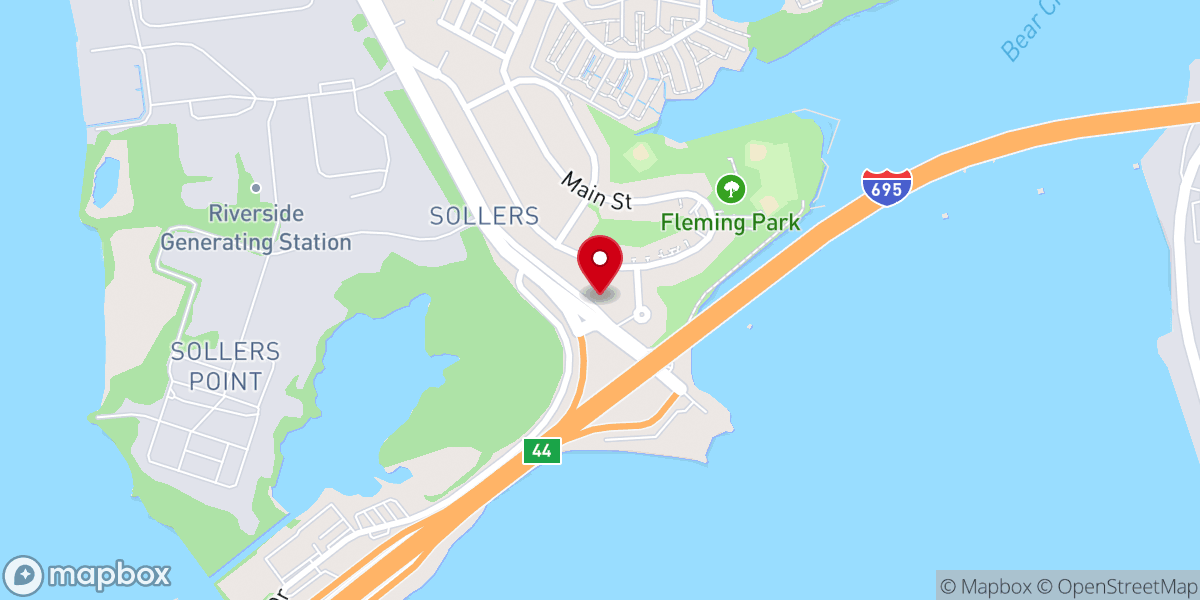 Map showing location of Mt Olive Baptist Church