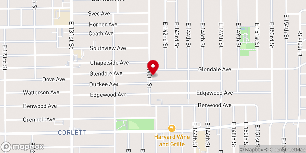 Map showing location of Sharon Pentecostal Church of God