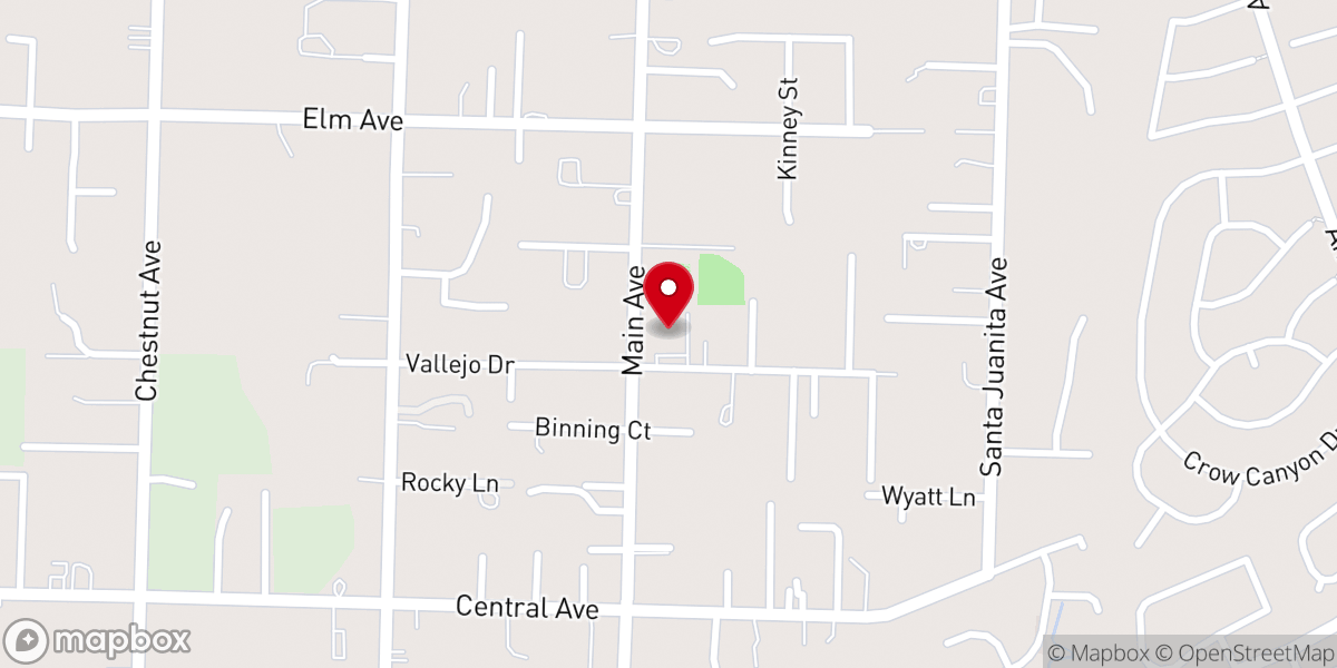 Map showing location of Redeemer Covenant Church