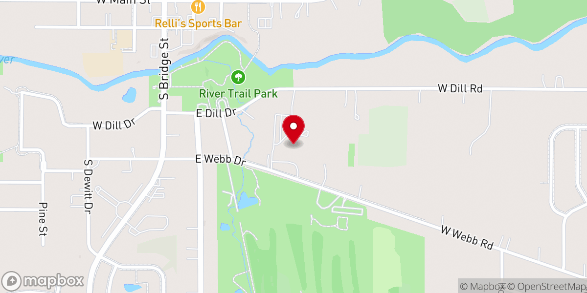 Map showing location of Northpointe Community Church