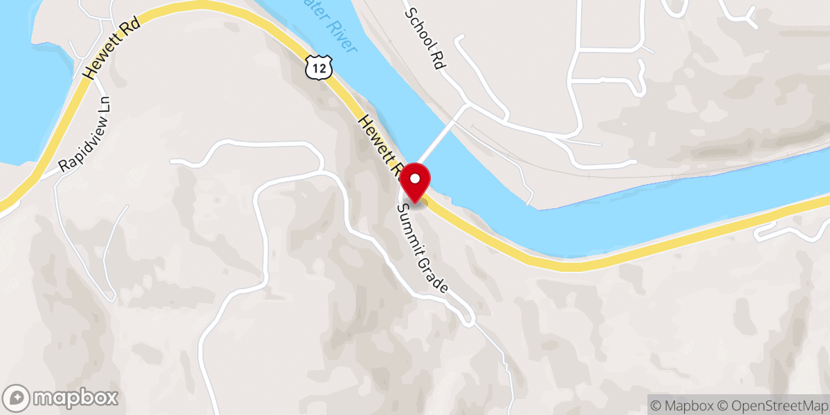Map showing location of Lenore Food Bank - Food Pantry