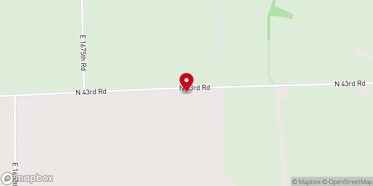 Map showing location of Saint Petrie Lutheran Church