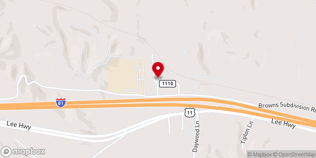 Map showing location of Church of God