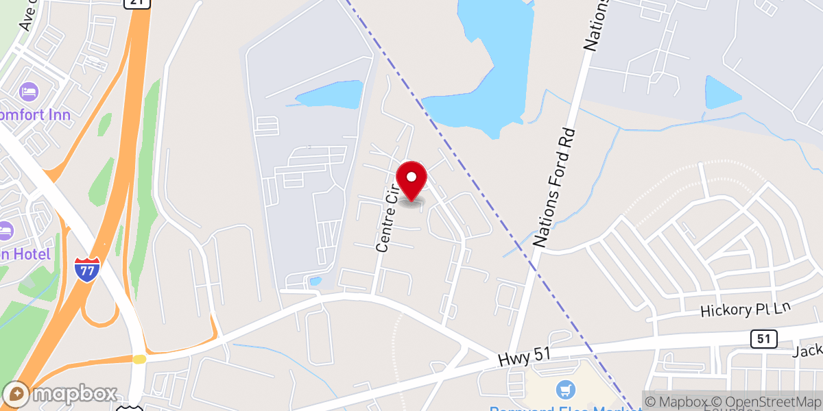 Map showing location of Remnant Church