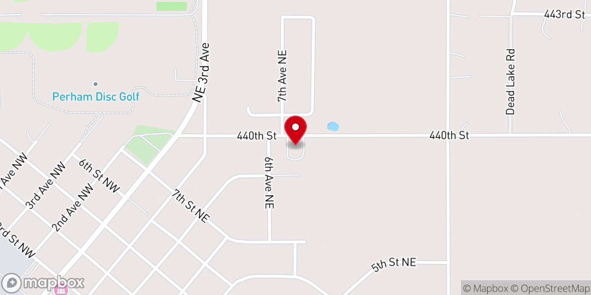 Map showing location of Crosspoint Alliance Church