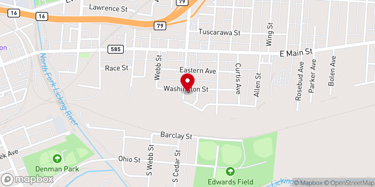 Map showing location of Shiloh Missionary Baptist Church