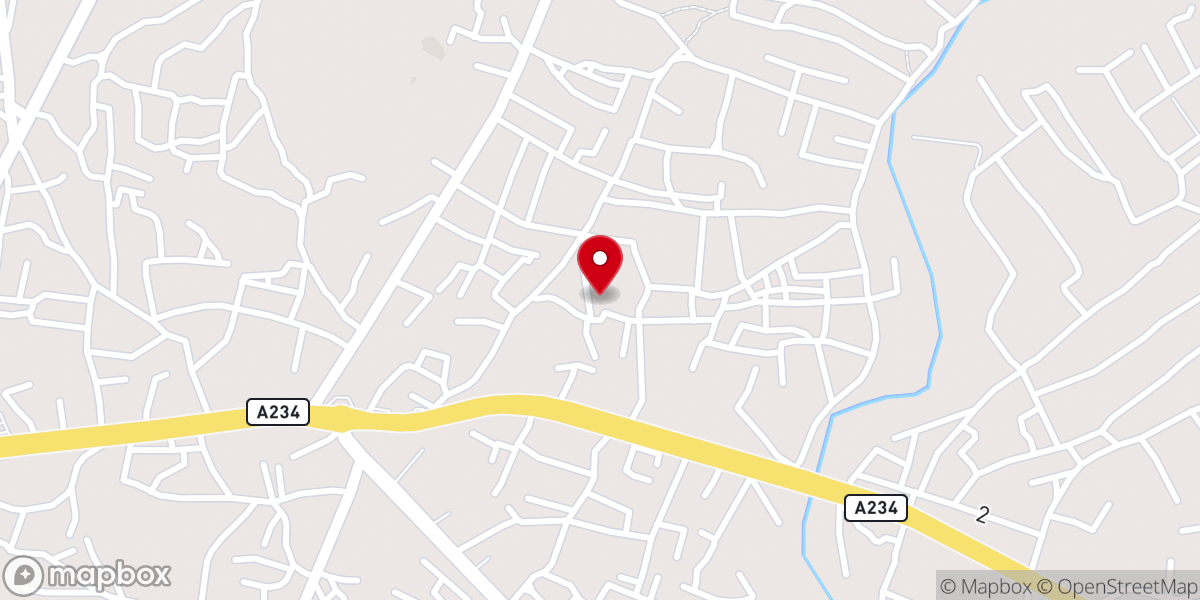 Map showing location of ECWA No. 3 KEFFI