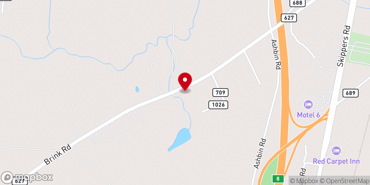 Map showing location of Saint Johns Holy Mission