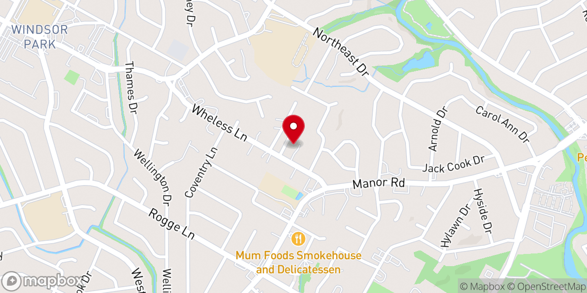 Map showing location of Wheless Lane Church of Christ