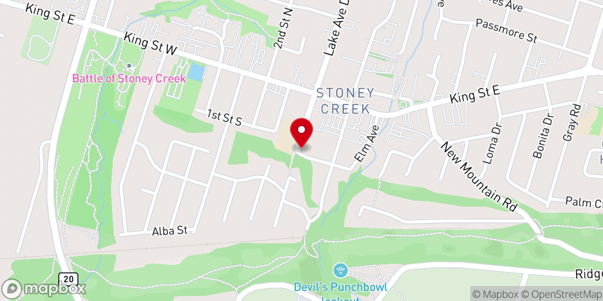 Map showing location of The Church of Our Saviour The Redeemer