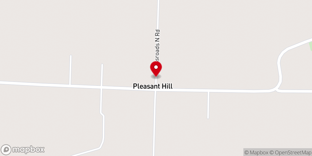 Map showing location of Friendship Primitive Baptist Church