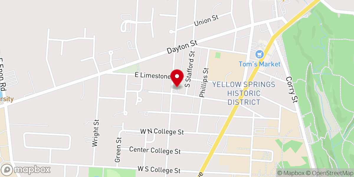 Map showing location of Central Chapel AME Church