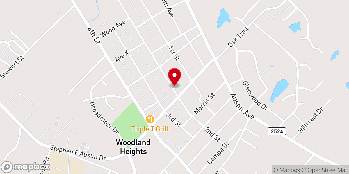 Map showing location of Southside Church