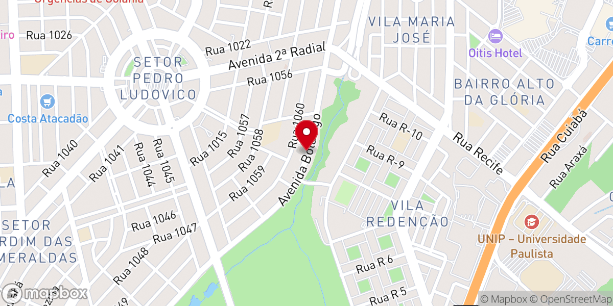 Map showing location of Capela São José | Paróquia Santo Antônio