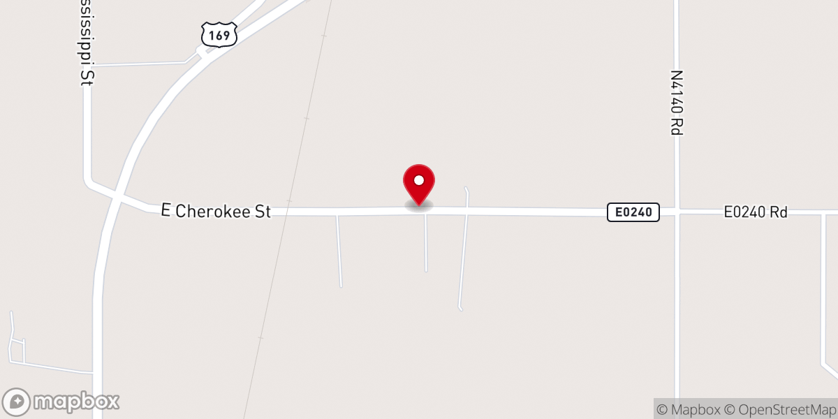 Map showing location of United Methodist Church