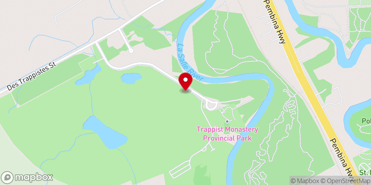 Map showing location of Trappist Monastery Park Reserve