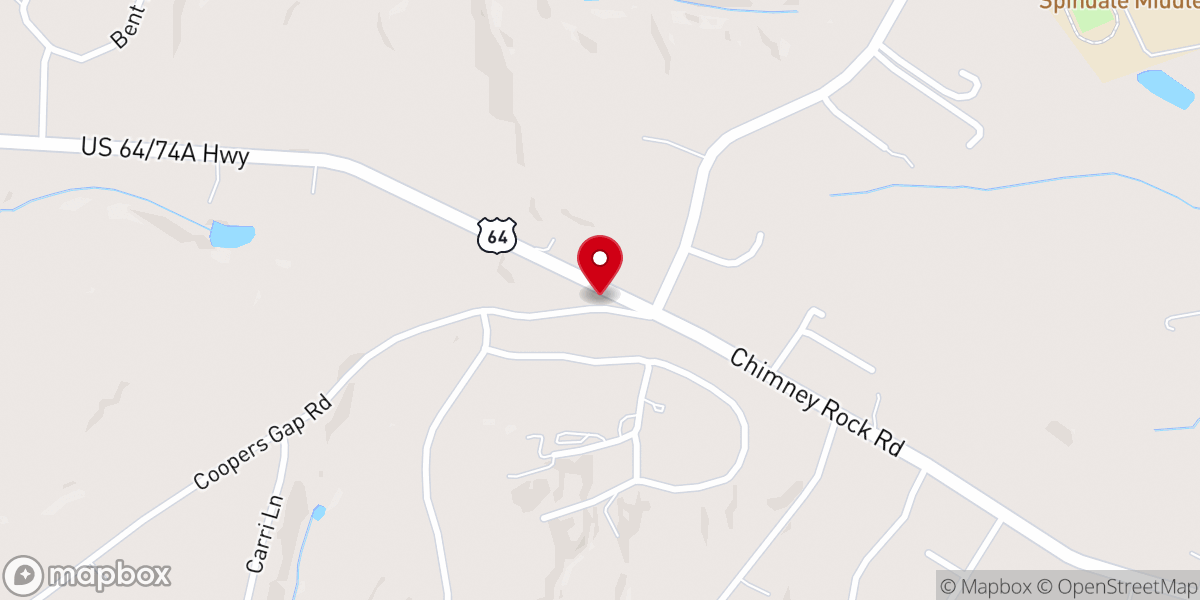 Map showing location of Grace Bible Church