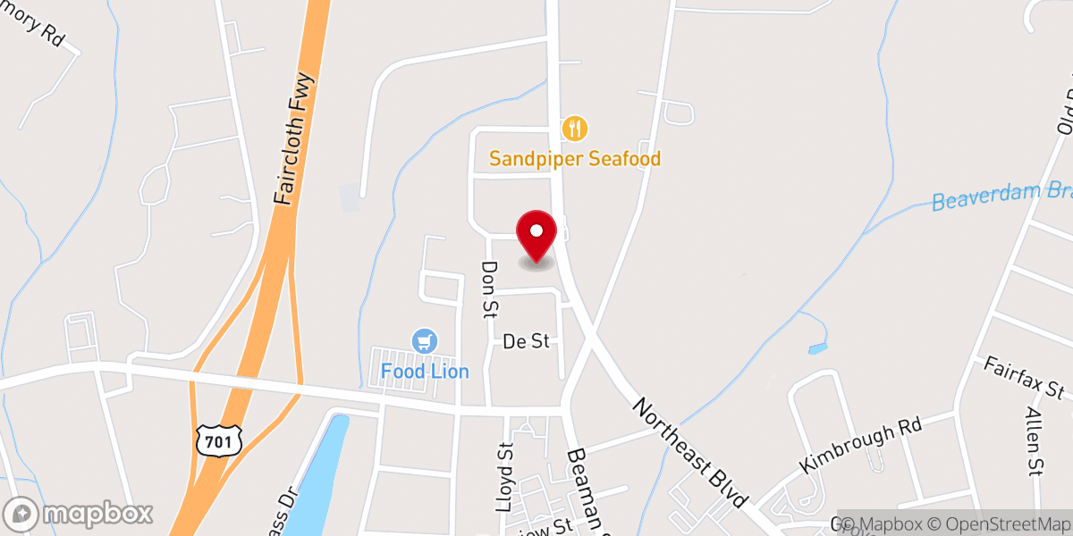 Map showing location of One For All International Christian Church