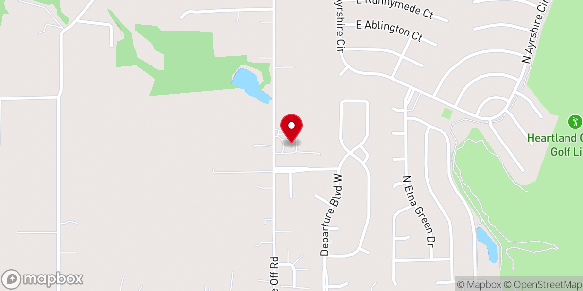 Map showing location of Life Line Baptist Church
