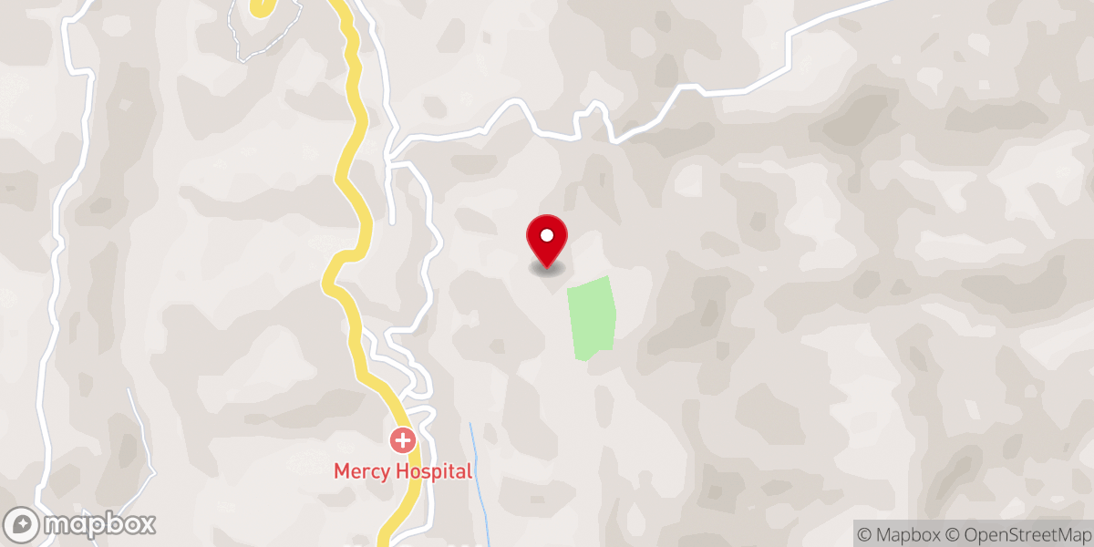 Map showing location of Khawtetlang Catholic Compound
