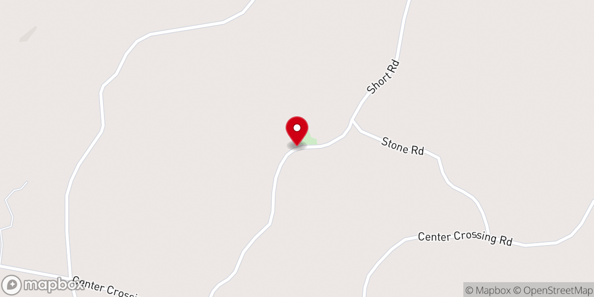 Map showing location of Bethel Baptist Church