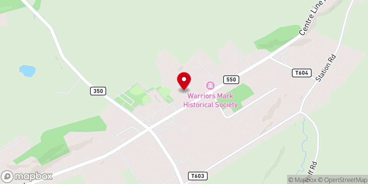 Map showing location of Warriors Mark Untd Methodist Church