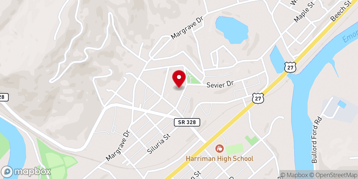 Map showing location of New Century United Methodist