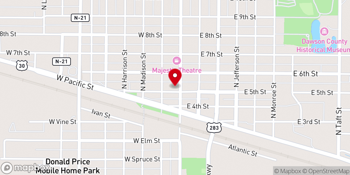 Map showing location of Rock Of Horeb Pentecostal Church, INC.
