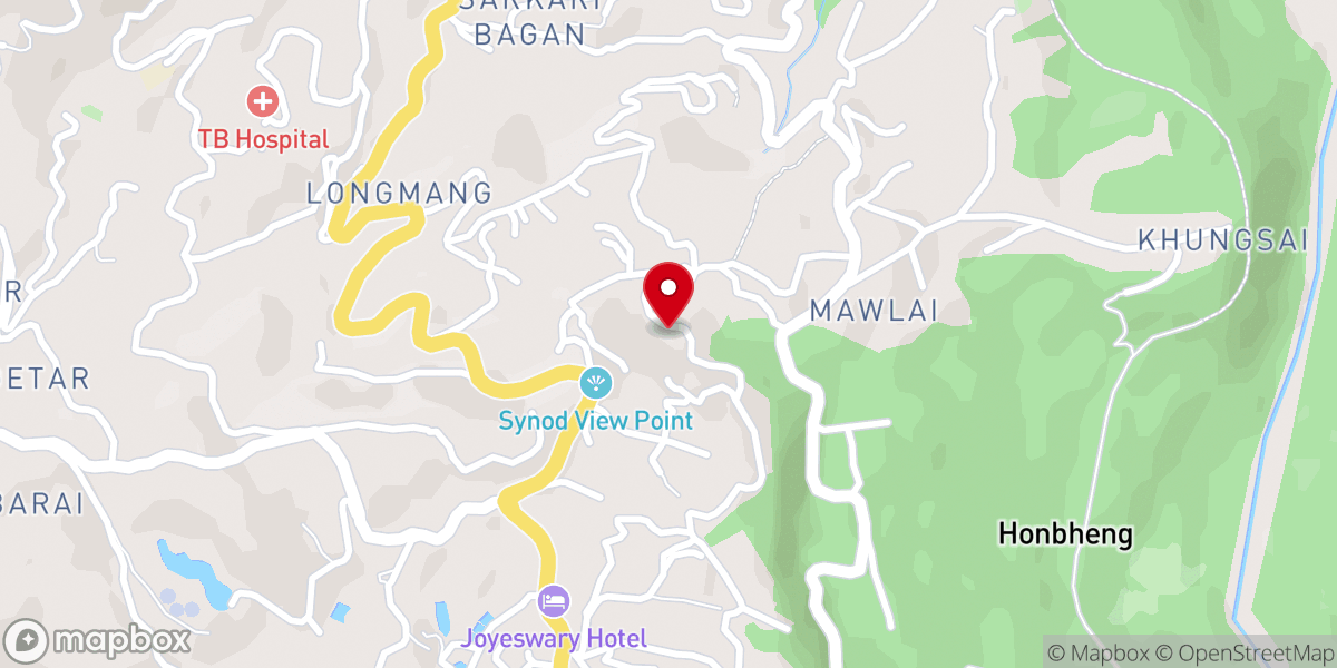 Map showing location of Independent Church of India, Sub.Hq. Muolhoi