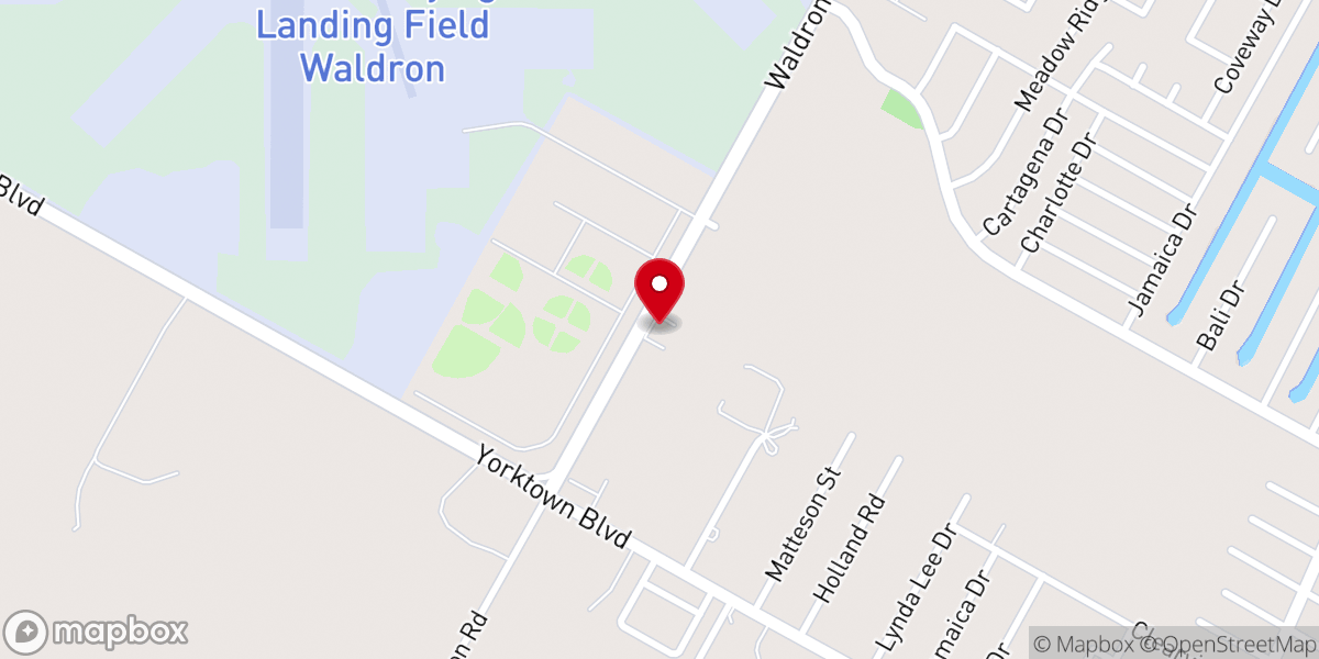 Map showing location of Church of Christ in Flour Bluff