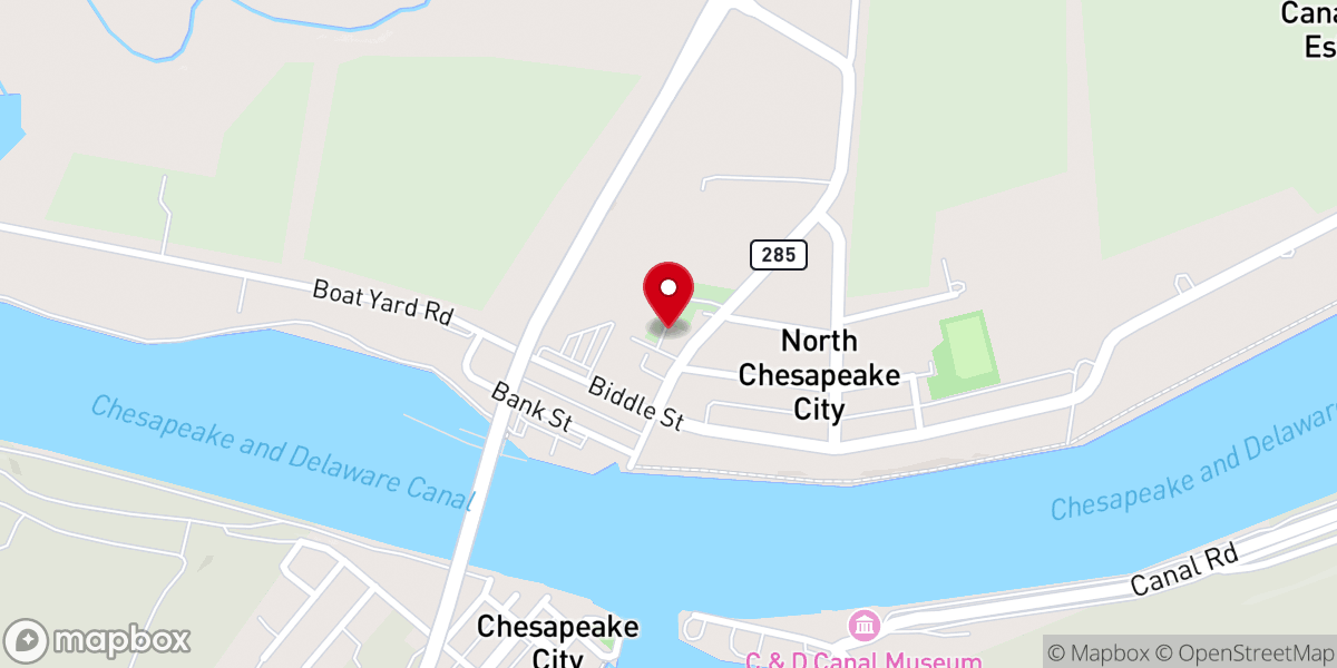 Map showing location of Saint Rose of Lima Catholic Church