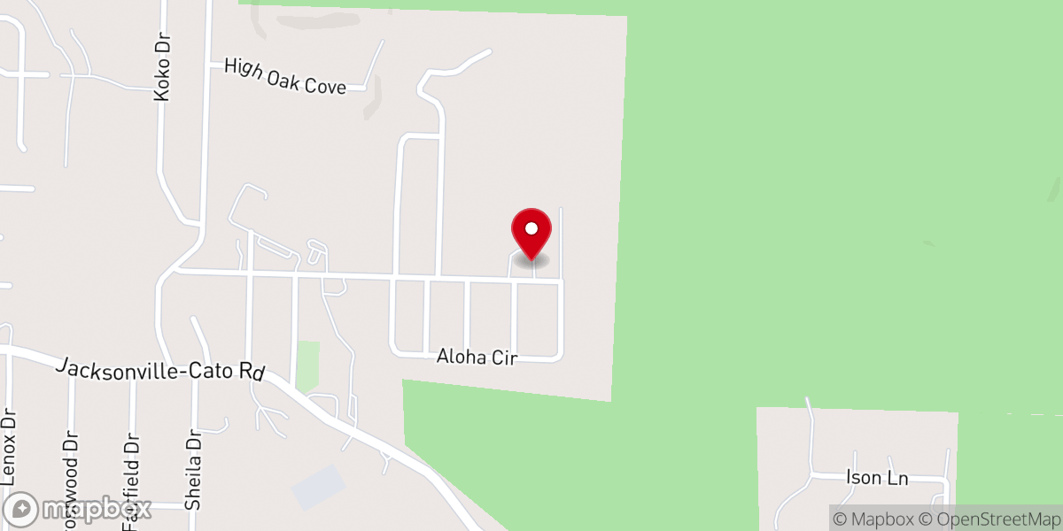 Map showing location of Kellogg Valley Baptist Church