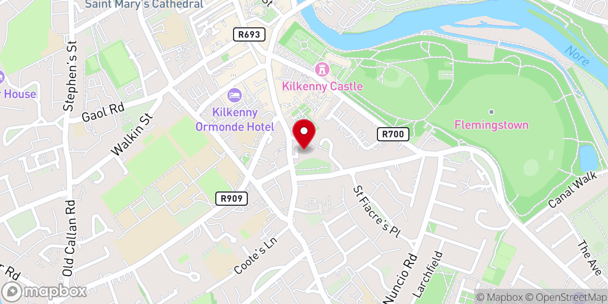 Map showing location of Saint Judes