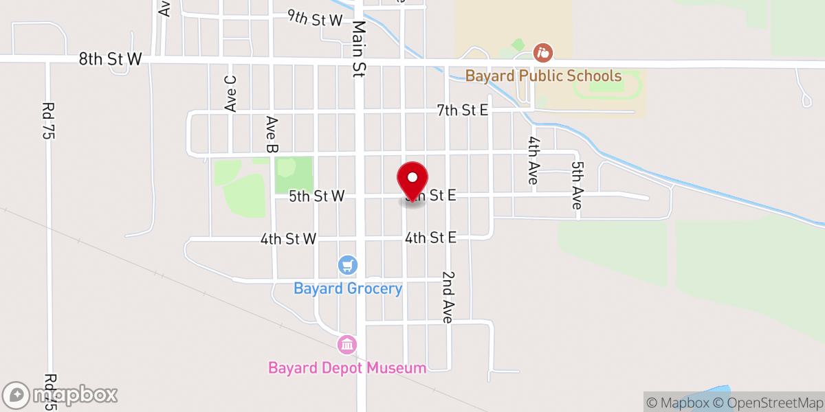 Map showing location of Cornerstone Fellowship Assembly of God Church